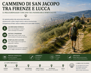 Cammino di San Jacopo tra Firenze e Lucca: il pellegrinaggio toscano tra panorami e spiritualità